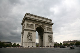 arc de triomphe paris france