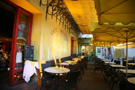 cafe terrace arles france