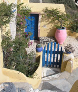santorini vases greece