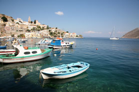 symi harbor horizontal