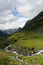 mountain houses above geiranger